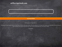 Tablet Screenshot of californiapetmeds.com